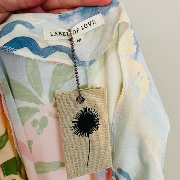 Label of Love Jumpsuit with Pockets Sz Med - Picture 5 of 6
